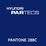 HYUNDAI PARTECS - PANTONE 288C